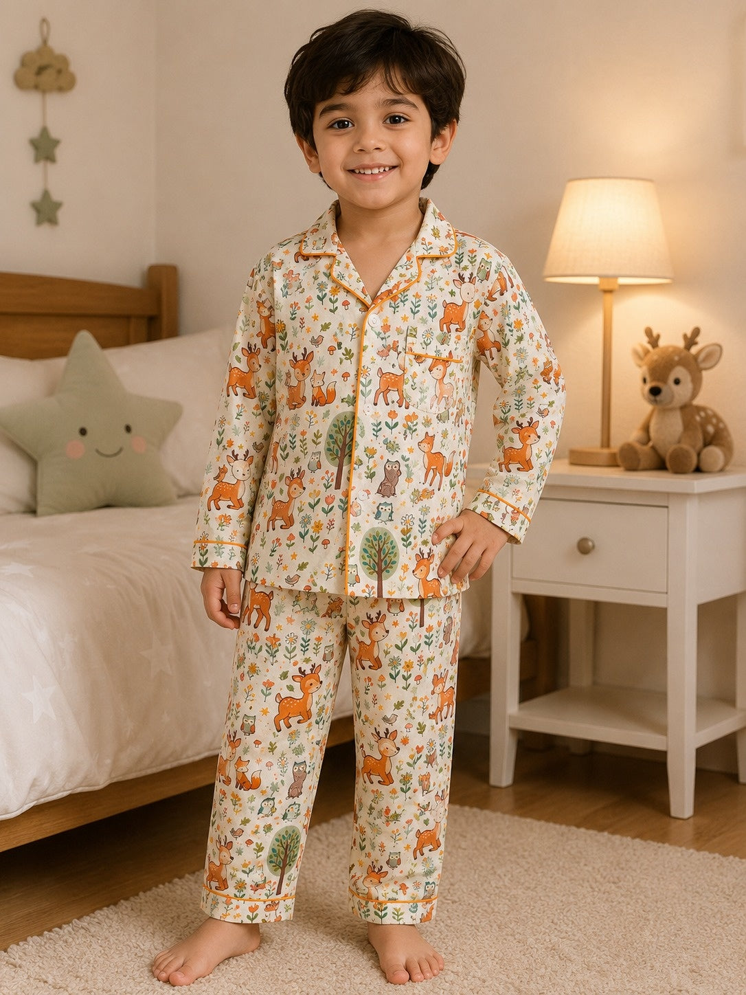 Tropical Kiwi Kids Pajama Set